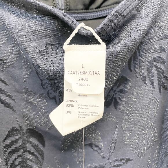 Cupshe Women's Alegría Wrap Front Plunge Cutout One Piece Swimsuit Blue Large - Picture 6 of 7